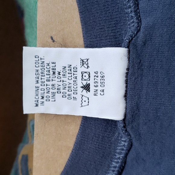 Columbia Blue Men's Sleeveless V-Neck T-Shirt L - Picture 3 of 4